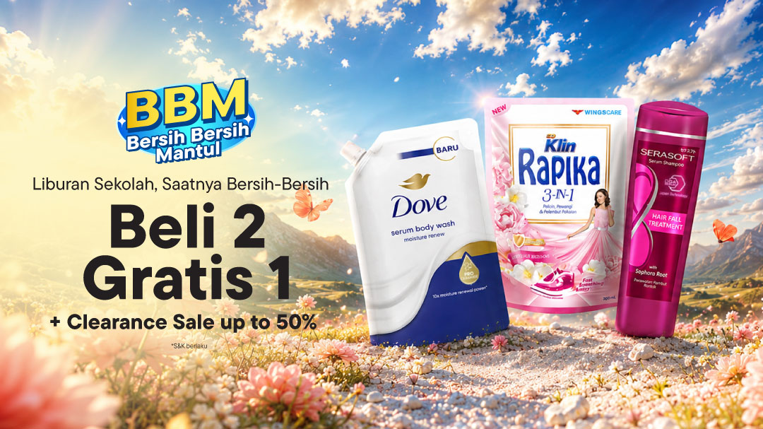 Bersih-Bersih Mantul - Beli 1 Gratis 1