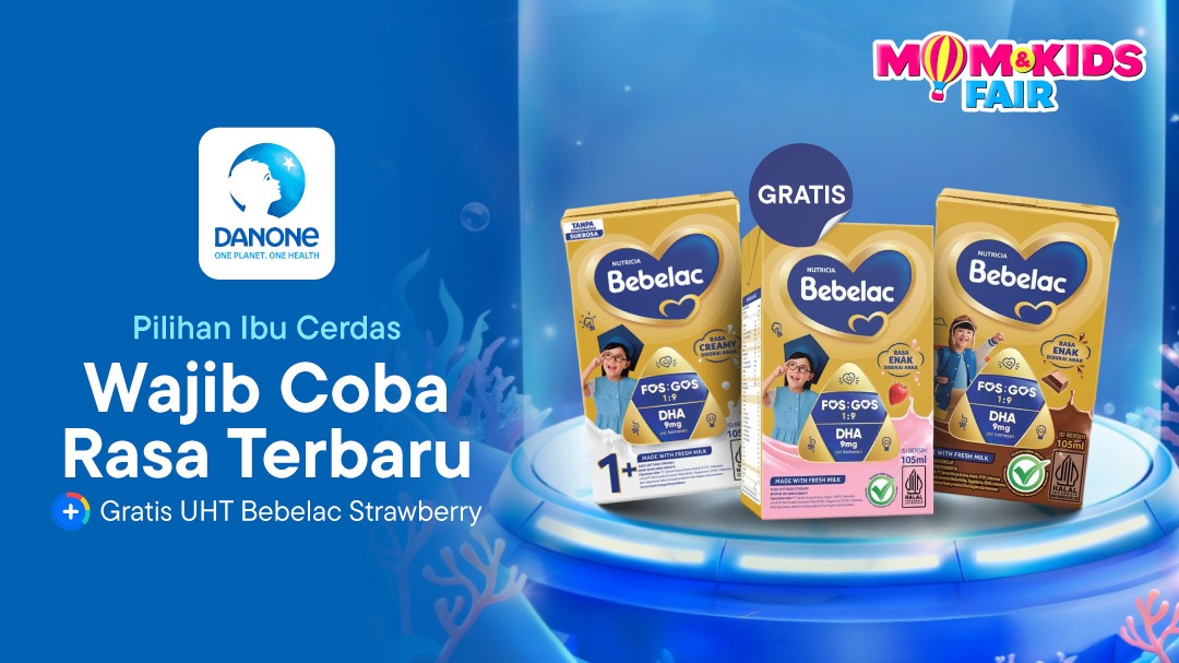 Danone Diskon hingga 30% + Gratis Hadiah
