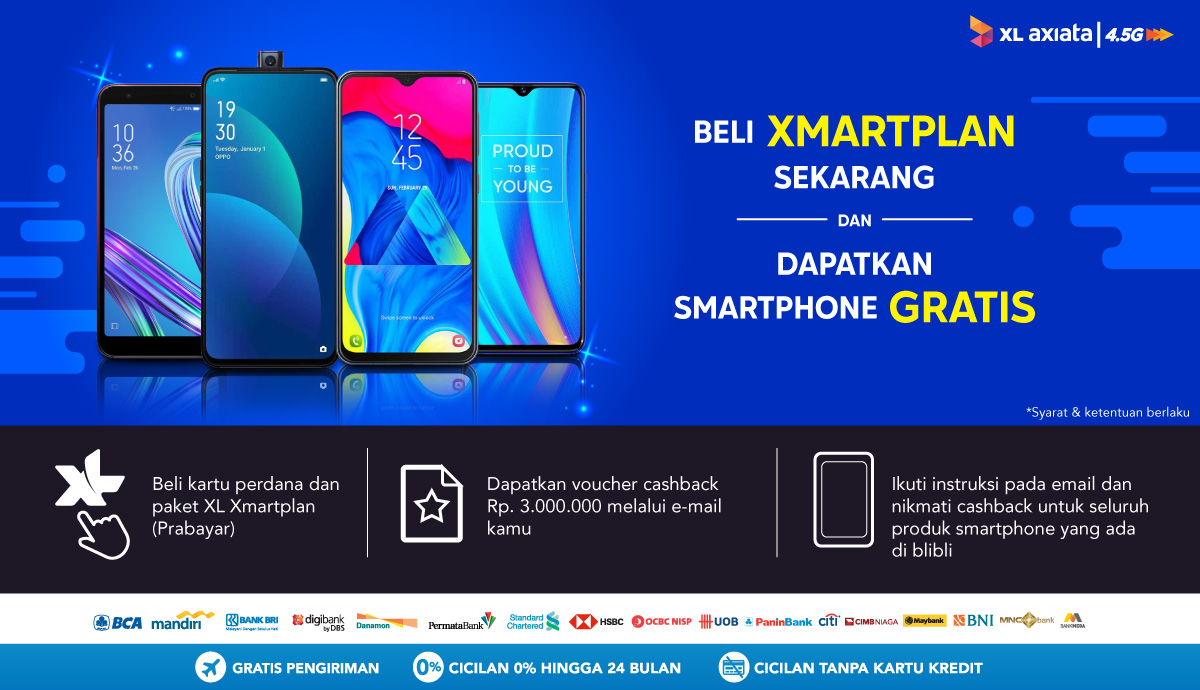 Jual Paket Xmartplan Terbaru - CASHBACK Hingga 3 Juta