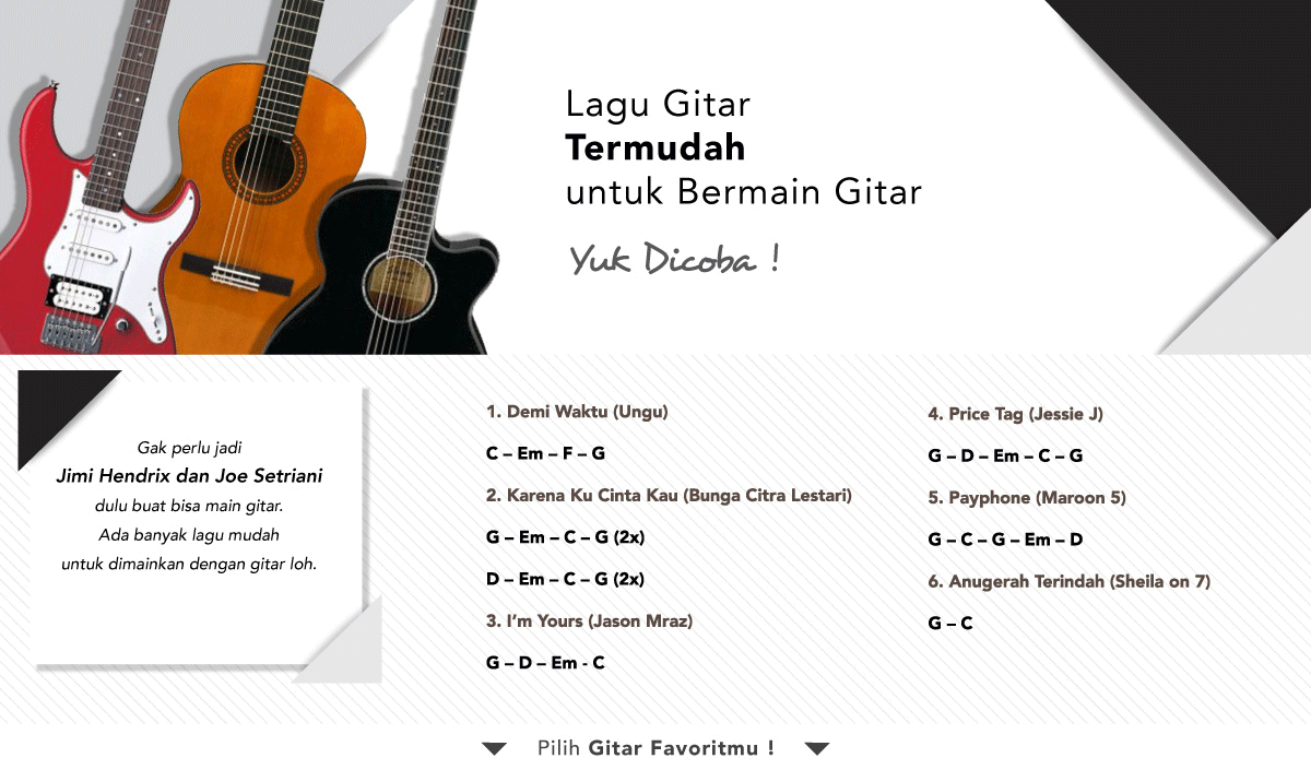 Lagu untuk Main Gitar  Blibli.com