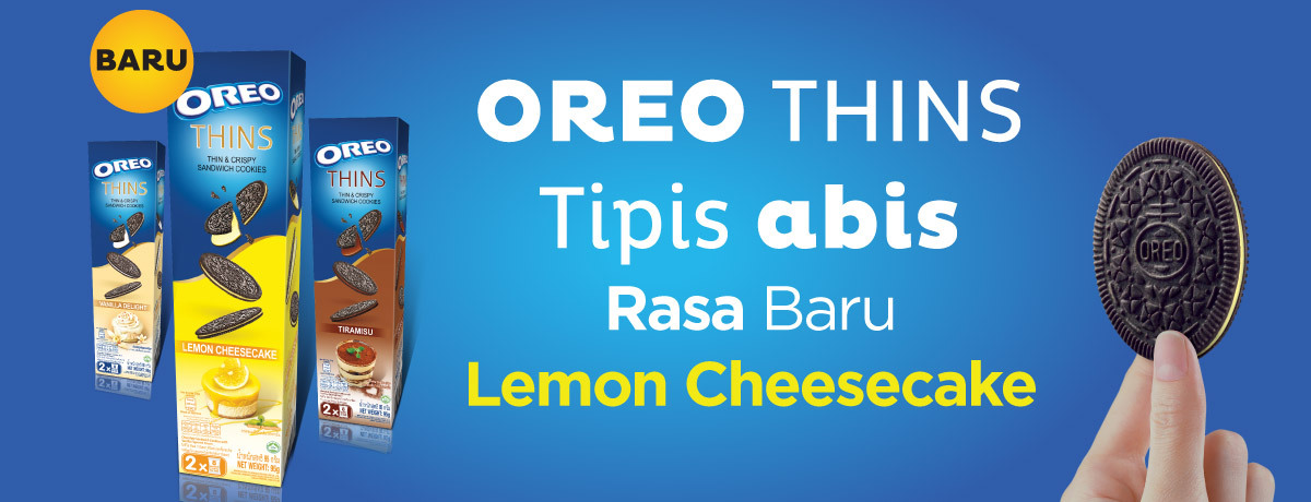Rasa Baru Oreo Thins Lemon Cheesecake Blibli Com