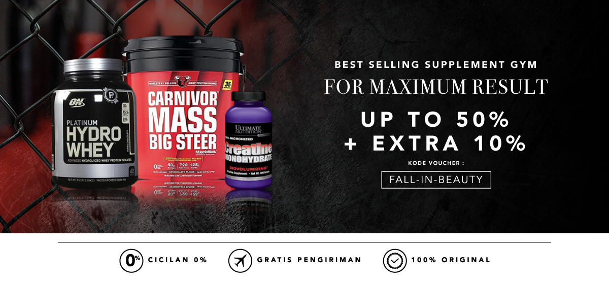 Gym Supplement Up to 50% | Blibli.com
