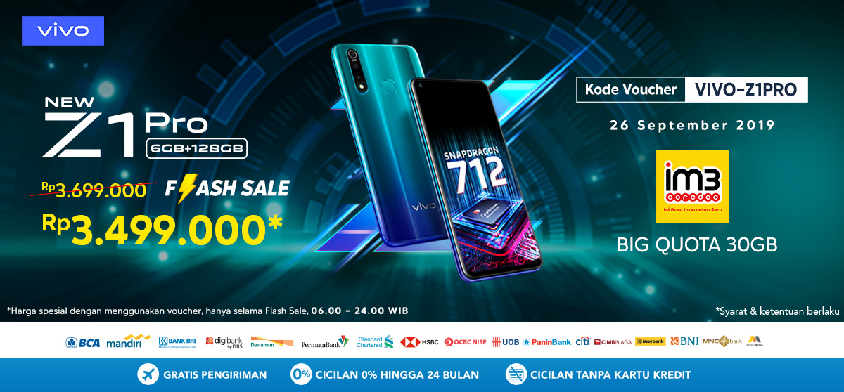 Rayakan Kemenangan Bersama Hp Vivo V15 - Cicilan 0%