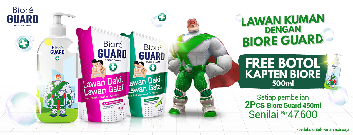Biore Guard Free Biore Bottle | Blibli.com