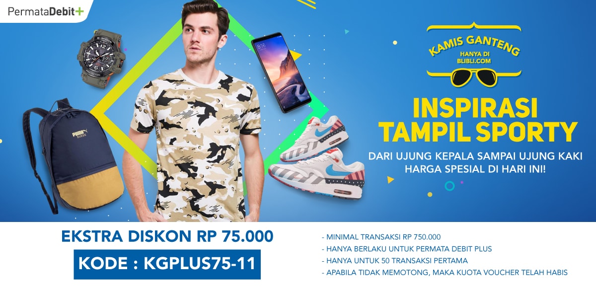 Kamis Ganteng - Promo Produk Smartphone & Fashion Pria 