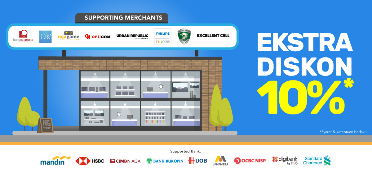 Supported By Merchant Indocomtech 2018 | Blibli.com