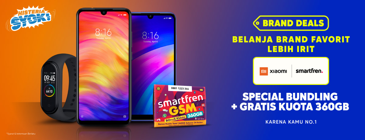 Promo Histeria Syok Xiaomi & Smartfren - Free Kuota | Blibli.com