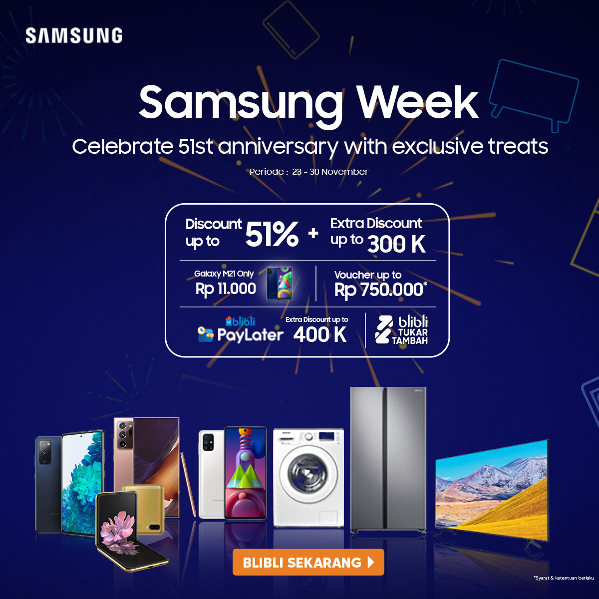 Official Store Samsung Official Store NEW | Blibli.com