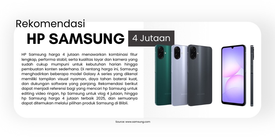 HP Samsung 4 Jutaan
