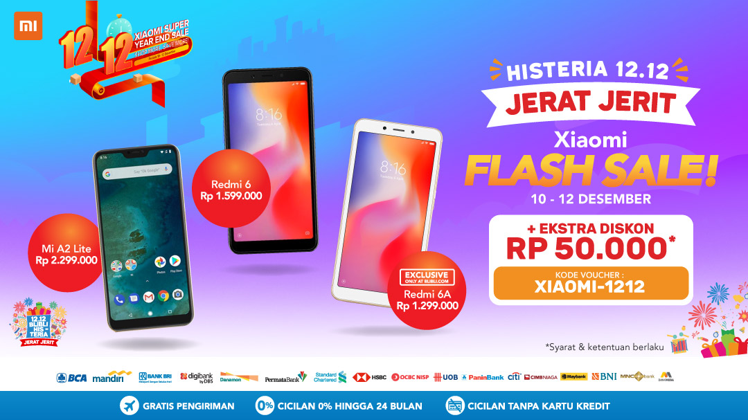 Promo Harbolnas Powerbank & Hp Xiaomi - FLASH SALE