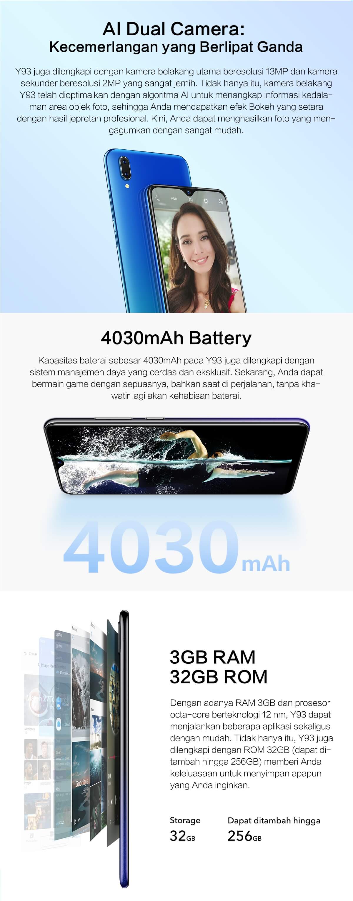 Jual Vivo Y93 - Harga Promo Vivo Terbaru Murah 2018 