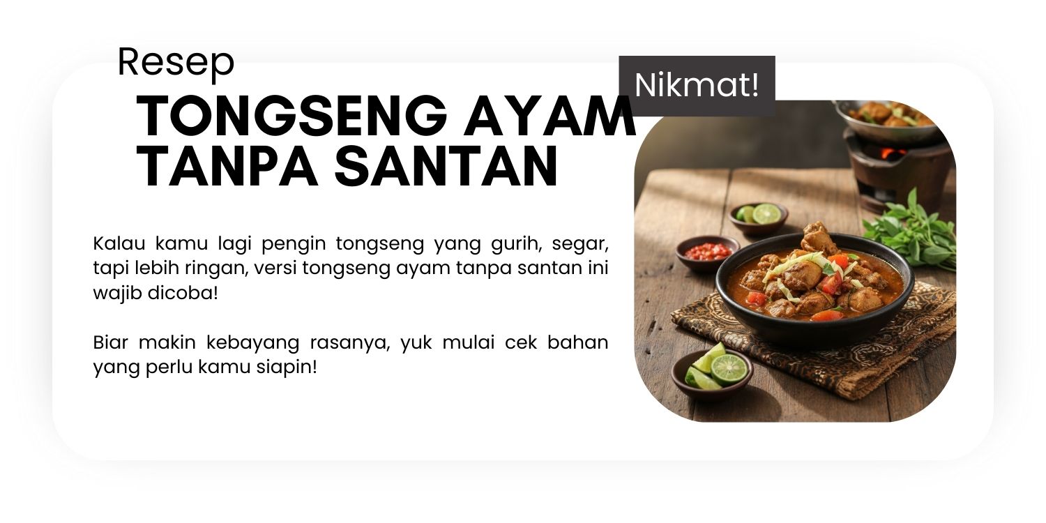 Pengenalan tongseng ayam tanpa santan