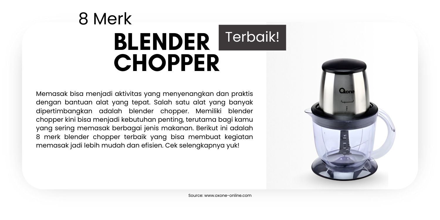 merk blender chopper terbaik