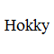 Hokky