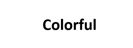 Colorful