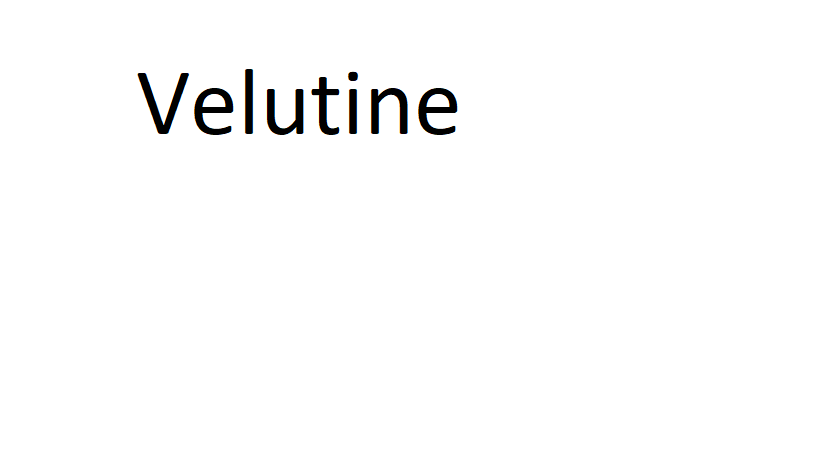 Velutine