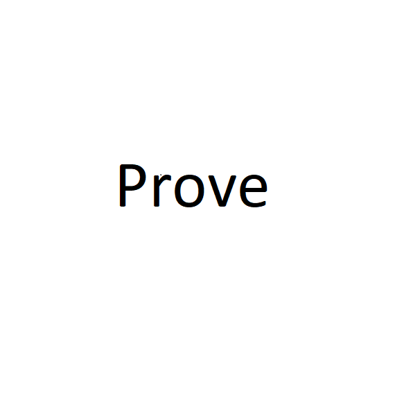 Prove