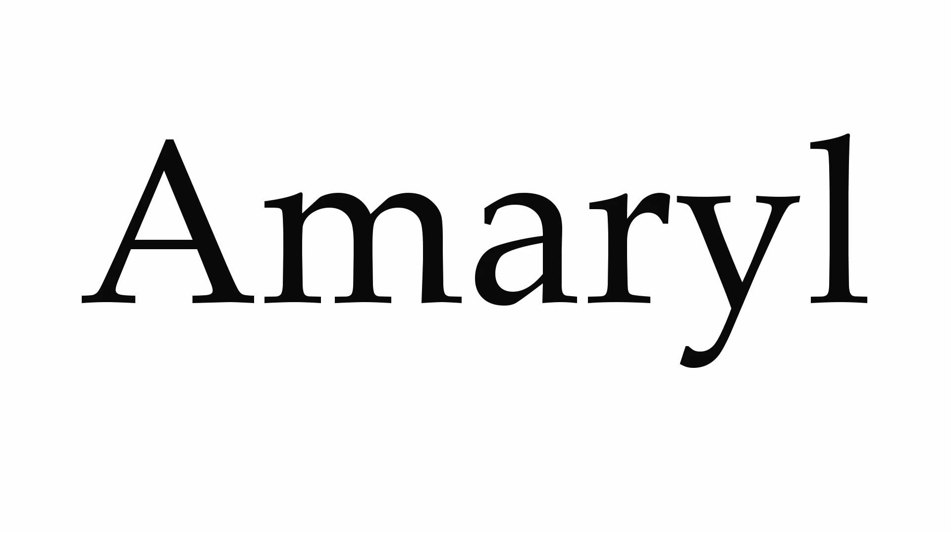 Amaryl