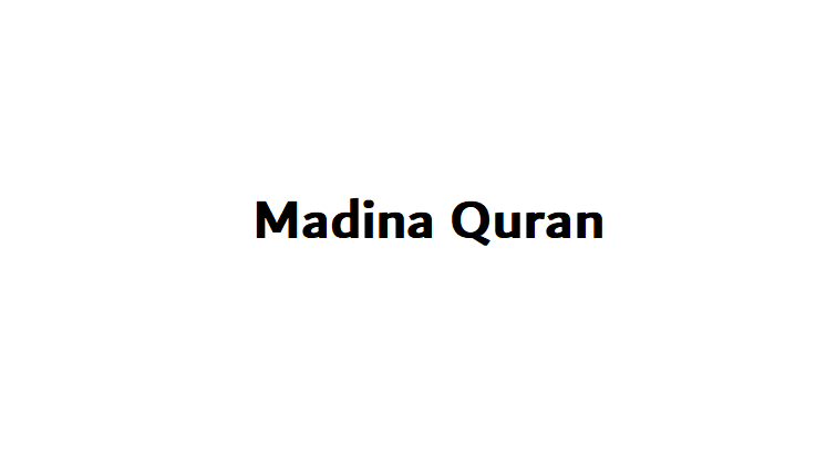 Madina Quran