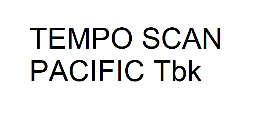 TEMPO SCAN PACIFIC Tbk
