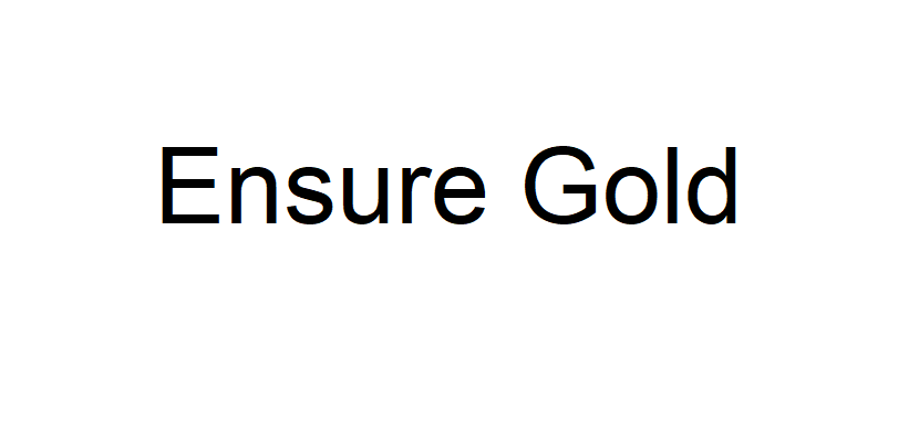 Ensure Gold