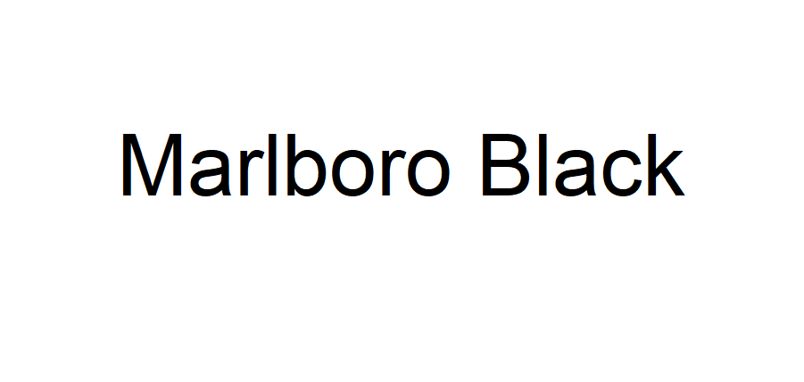 Marlboro Black