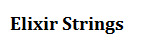 Elixir Strings