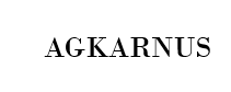 AGKARNUS