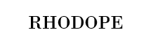 RHODOPE