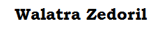 Walatra Zedoril