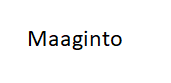Maaginto