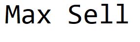 Max Sell