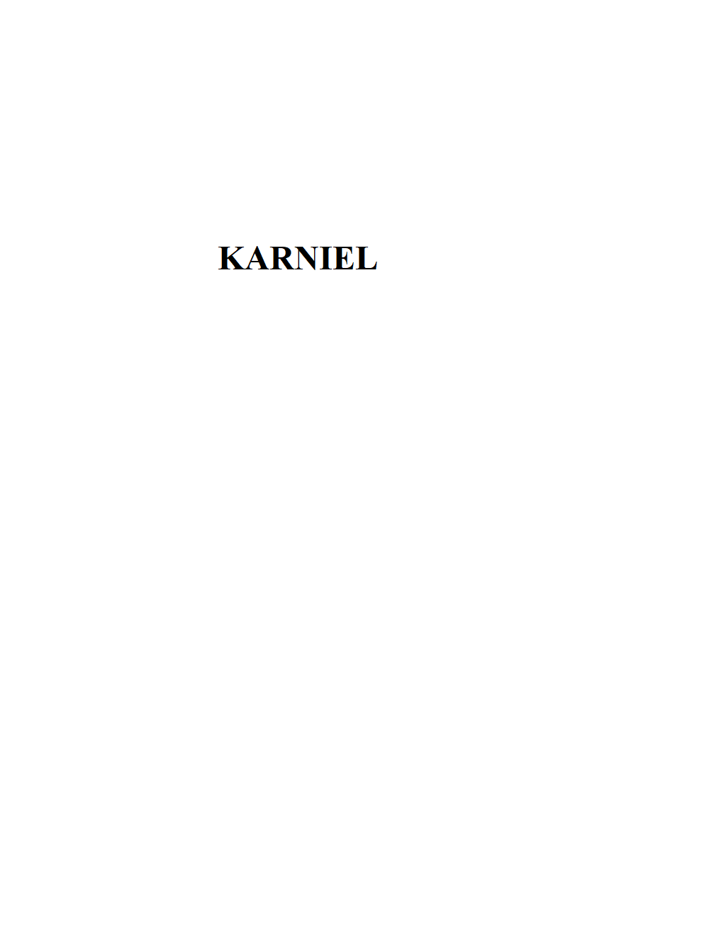 Karniel