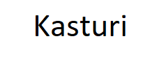 Kasturi