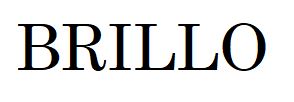 BRILLO
