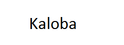 Kaloba