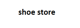 shoe store