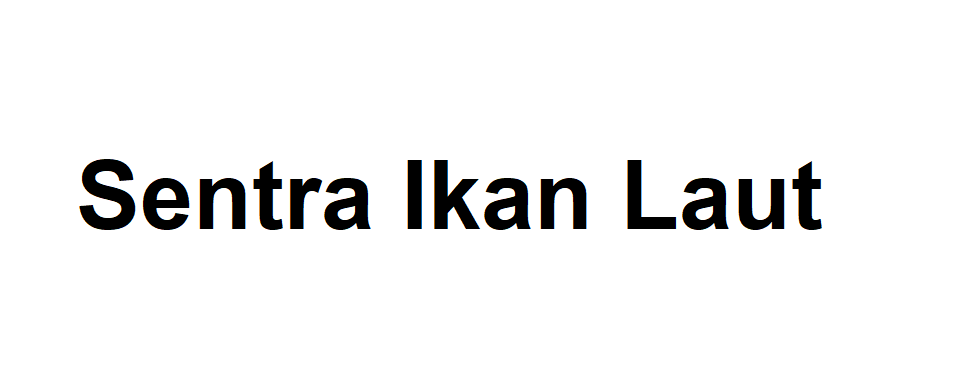 Sentra Ikan Laut
