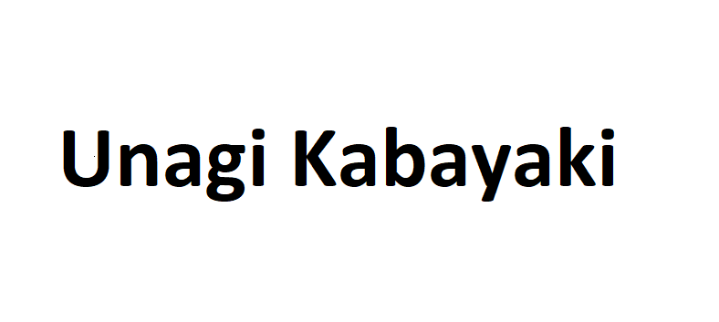 Unagi Kabayaki