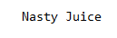 Nasty Juice