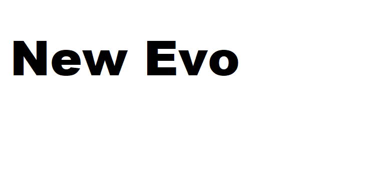 New Evo