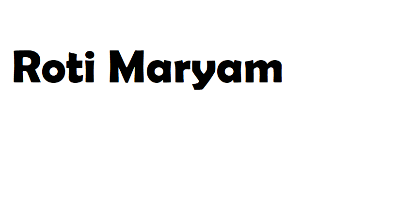 Roti Maryam