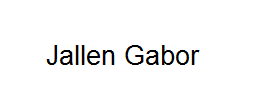 Jallen Gabor