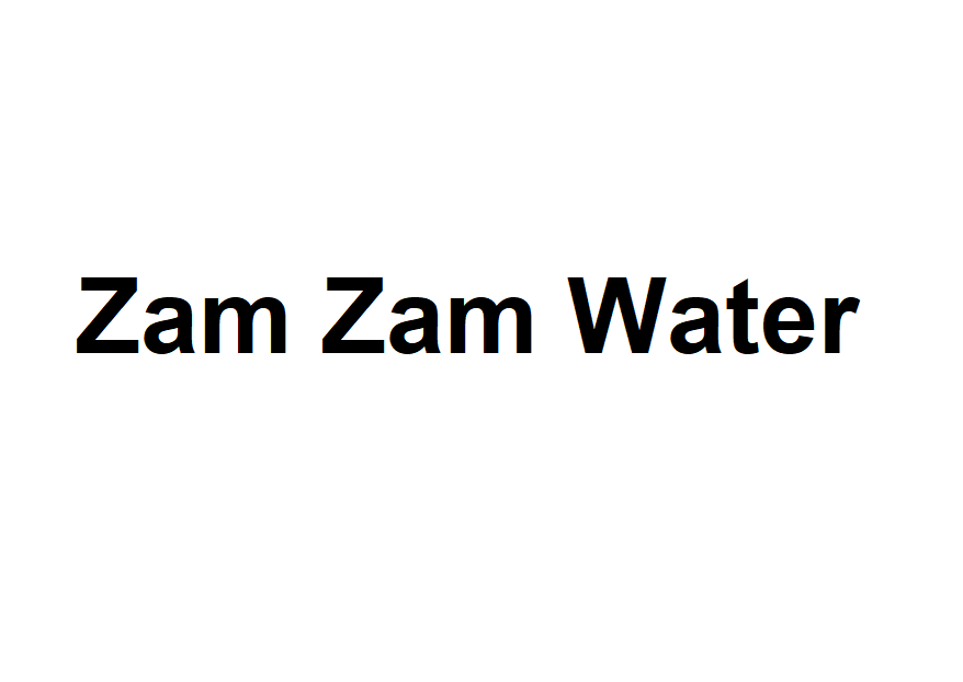 Zam Zam Water