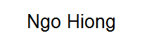 Ngo Hiong