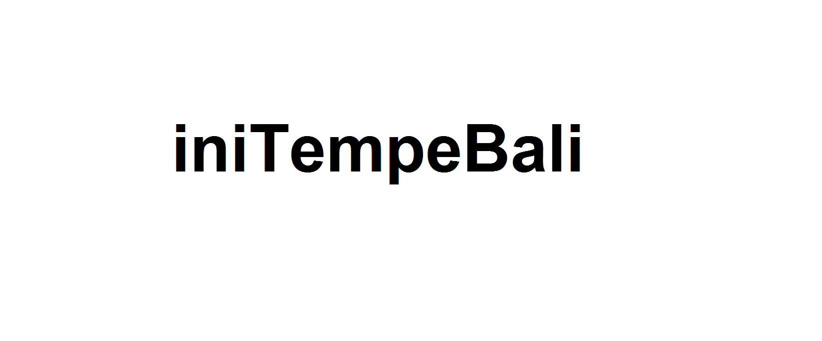 iniTempe Bali