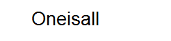Oneisall