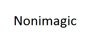 Nonimagic