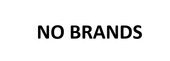 NO BRANDS