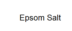 Epsom Salt